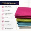 Ragged Rose 140 cm x 180 cm Waffle Throw -