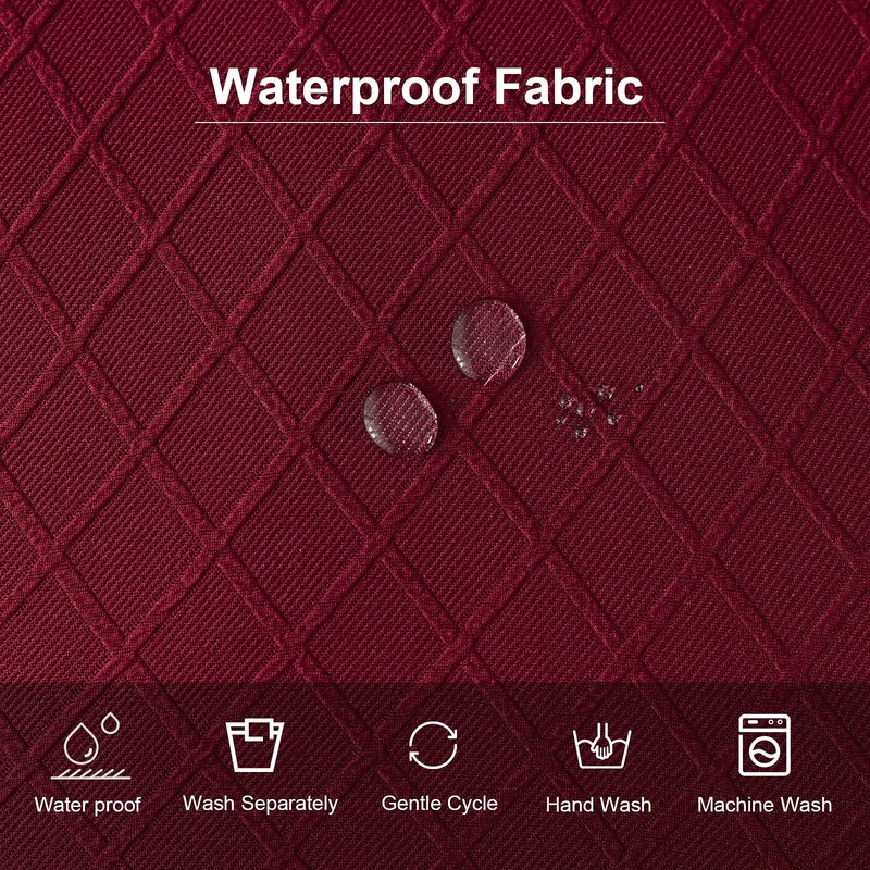 Genina Waterproof Seat Covers for Dining Room Chairs Covers Dining