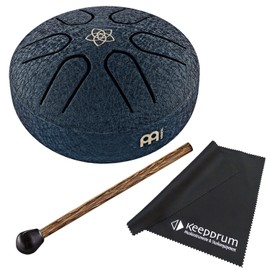 Meinl Sonic Energy PSTD2NBVF Pocket Steel Tongue Drum A Major Venus Flower + Keepdrum Cloth