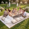 Yiyiring 12 Pcs Extra Large Outdoor Boho Picnic Blanket 91''