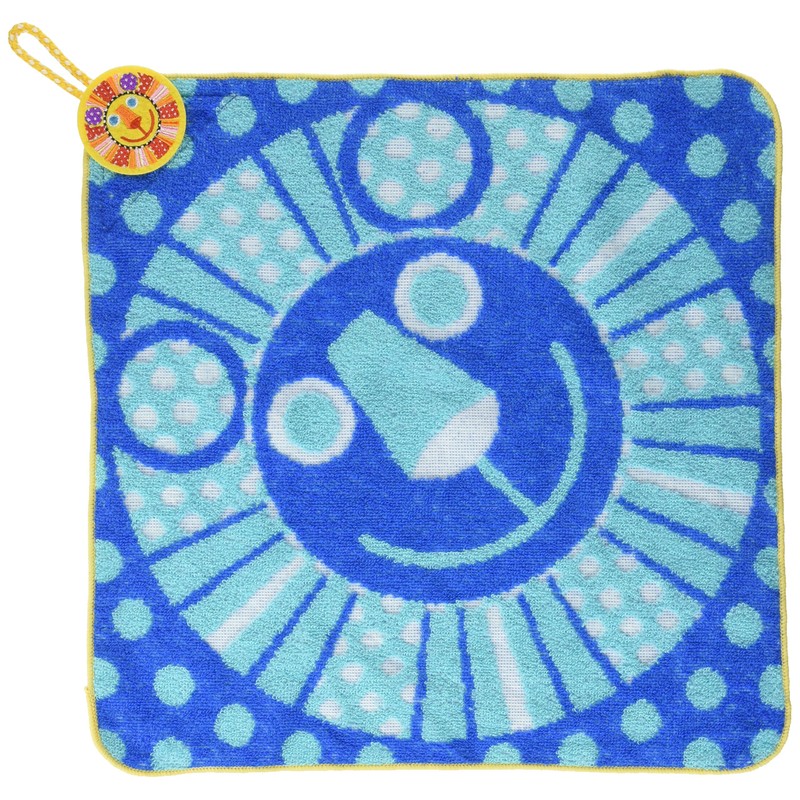 Sassy Soft Towel With Loop bule