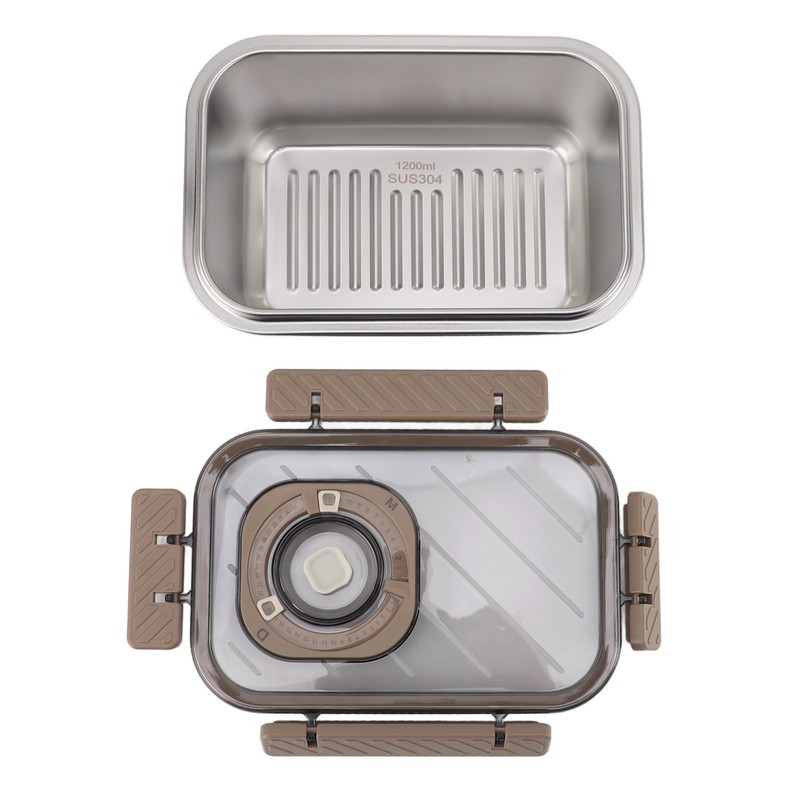 304 Stainless Steel Food Storage Container with Lid Leakproof Bento