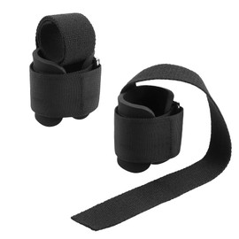 Faletony Professional Wrist Bandages Set of 2 Lifting Aid for Strength Training & Bodybuilding, High-Quality Drawstrings for Women and Men (Black)