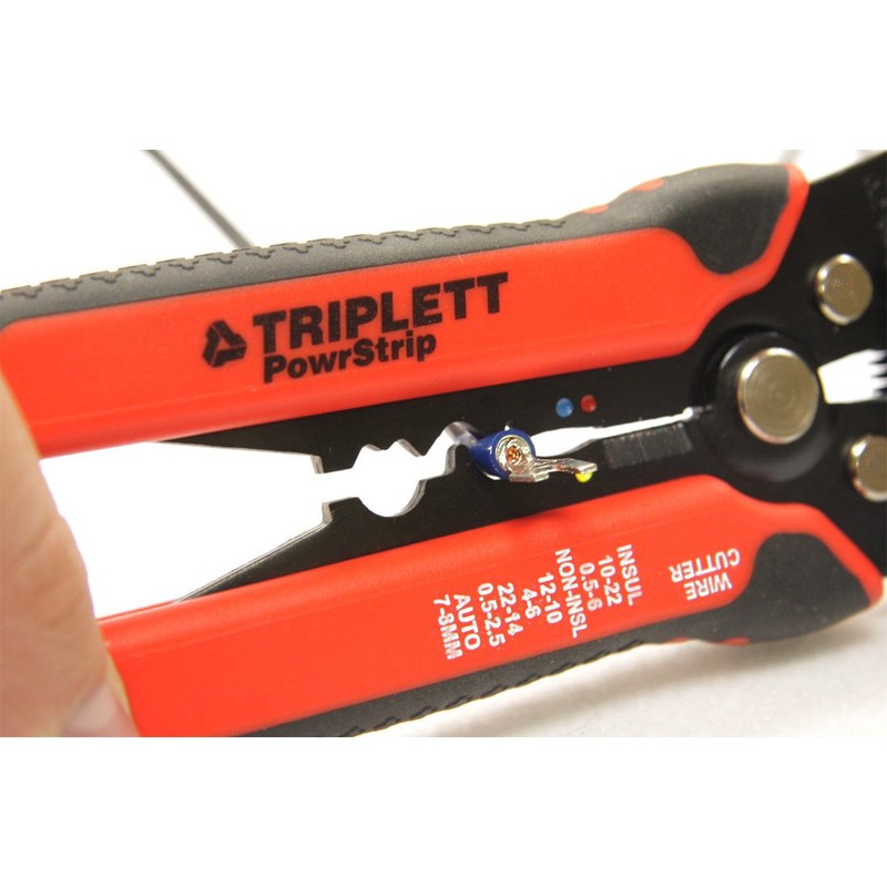 Triplett PowrStrip Automatic Wire Stripper and Cutter for 8 to