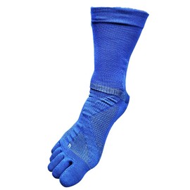 Tempest Socks, Five Toe Grip, Anti-Slip, Football, Basketball, Rugby, Baseball, Futsal, Supporter, blue