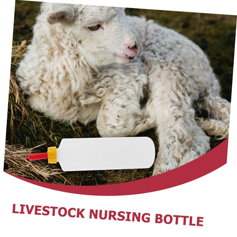 BESTonZON 5 Sets 400ml Goat Milk Bottle Pig Feeding Bottle