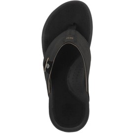 Reef Men's Pacific Flip-Flop, Black/Brown, 10