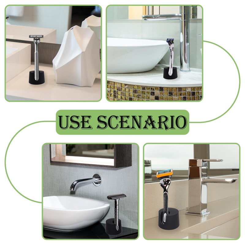 Nextpal 2 Pack Razor Stand For Men, Razor Stand Compatible