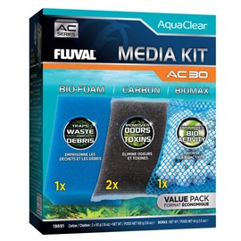 Fluval Refill Kit for AquaClear AC30 Filter Backpack
