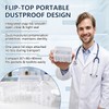 Hounyou 3Pcs Peptide Storage Case for Fridge, 10 Slots 3ml