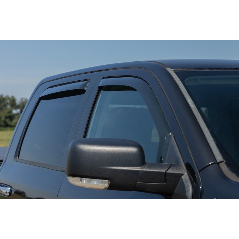 Rough Country in-Channel Window Rain Guards for Ram 1500 (2009-2018)