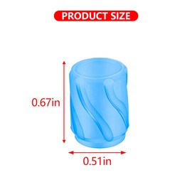 Mandark 12PCS Car Luminous Tire Valve Caps, Fluorescent Night Glowing Vehicle Air Stem Covers, Illuminated Glow in The Dark Automotive Decor Tire Air Caps, Universal for SUV, Truck, RV（Blue）