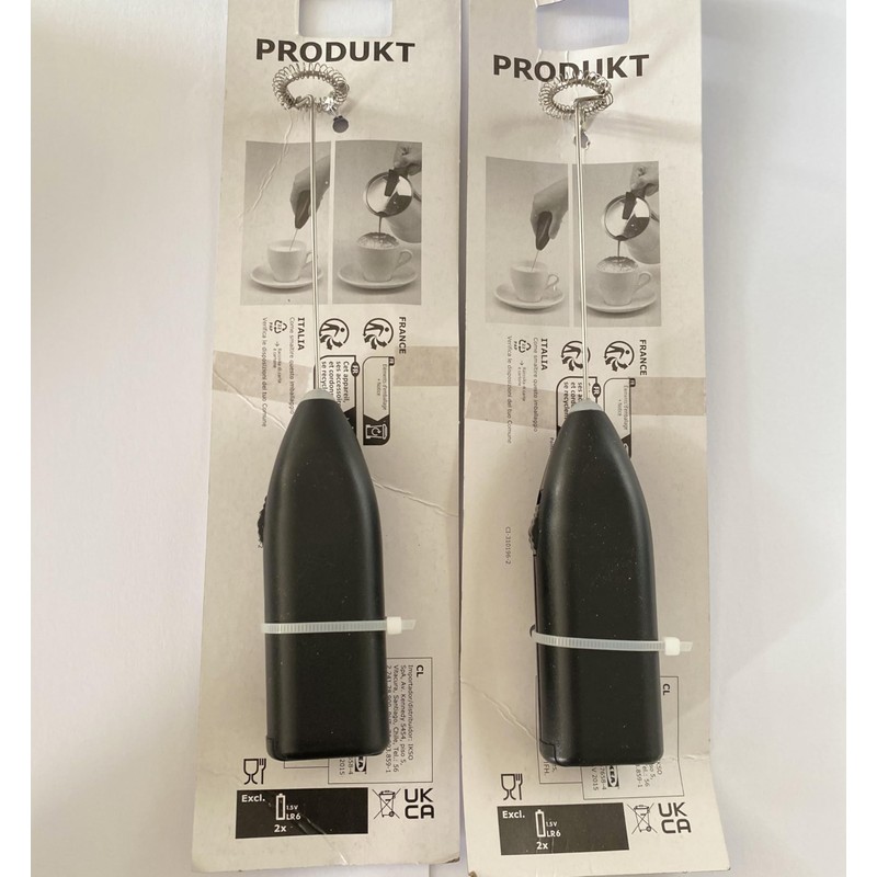Ikea Milk Frother 303.011.67, Black by IKEA, Pack of 2