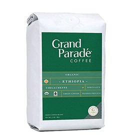 Grand Parade Coffee, 3 Lbs Unroasted Green Coffee Beans - Organic Ethiopian Yirgacheffe Grade 1 - Specialty Arabica Single Origin - Fresh Crop