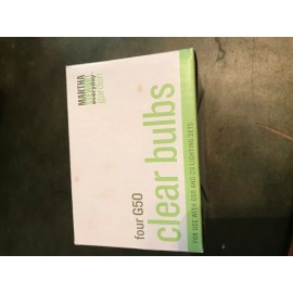 MARTHA STEWART EVERYDAY GARDEN RARE 4 MARTHA STEWART EVERYDAY GARDEN G50 & C9 CLEAR BULBS LIGHTING 2004 BOX