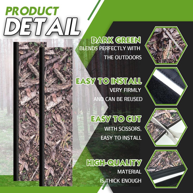Buryeah 8 Pcs Shooting Rail Pad Tree Stand Rail Pads