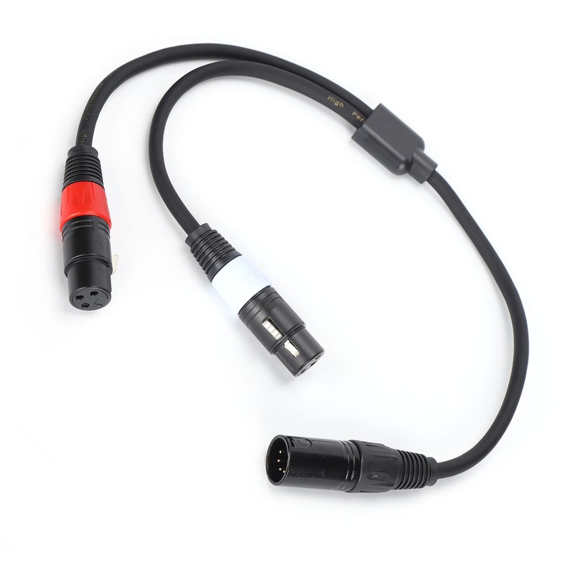 JORIND 5Pin XLR Male to Dual 3Pin XLR Female Cable