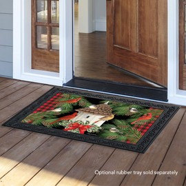 Briarwood Lane Holiday Bird Gathering Doormat Welcome Indoor/Outdoor 18" x 30"