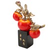 Resin Persimmon Decoration Auspicious Meaning Realistic Cute Home Ornaments for