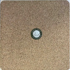 Studio Vertu, Set of 4, Leather Books Tumbled Botticino Marble 4.25" Coasters