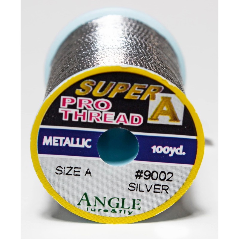 Angle Super A Pro Thread Metallic/A Size #9002/SILVER Rod Winding