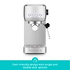 CASABREWS 3700 Essential Espresso Machine 20 Bar, Stainless Steel Cappuccino