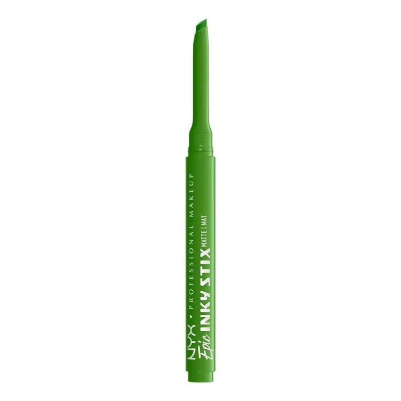 Delineador Retráctil Nyx Professional Makeup Verde Limón Mate Mate
