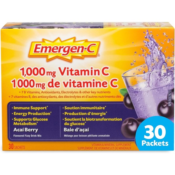 Emergen-C Immune Support Fizzy Drink Mix, A Boost of Vitamins