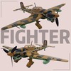 1:72 Scale Die-Cast Airplanes JU-87 Fighter Jet Model Bomber Fighter