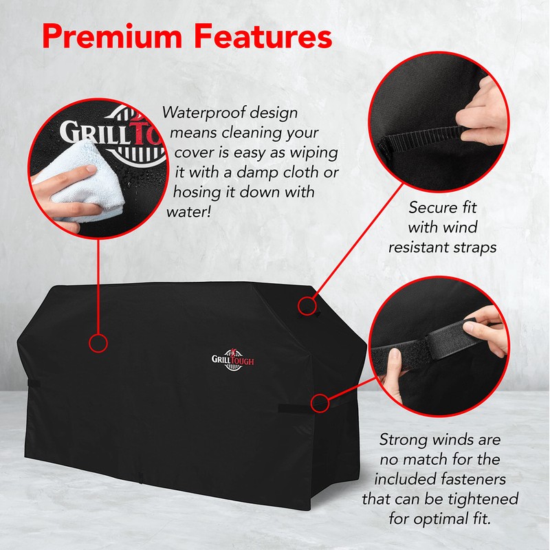 GrillTough Heavy Duty Griddle Cover for Outdoor Griddle, Fits 36