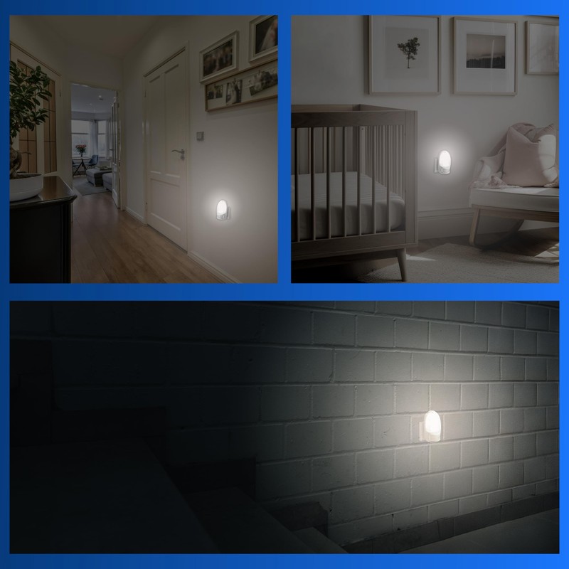 REV Night Light Socket Lamp with Motion Sensor, Detection Range