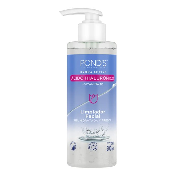 Limpiador Facial POND'S Ácido Hialurónico Vitaminas B3 200ml