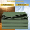 Canvas Tarp, Canvas Tarps Heavy Duty Waterproof, for Outdoors, Truck,