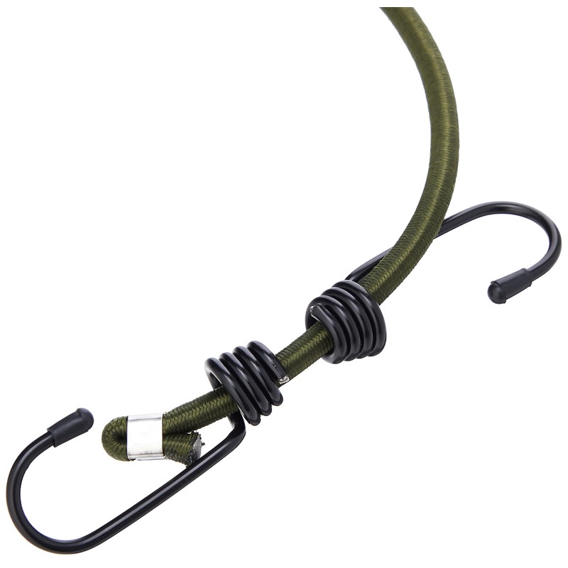 BCB CM031 Green Heavy Duty Elasticated Bungee Cord 1M Pack