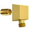 Lavatrum 100% Brass Wall Mounted Supply Elbow, Wall Elbow for