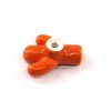 Zerniple Orange Ceramic Pull Door Knobs Cupboard Handles for Nursery