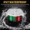 Gearzaar Boat Navigation Lights Red and Green LED Marine Navigation