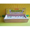 Domino Dominó Abecedario, Texto-imagen Madera, Educativo, Didáctico