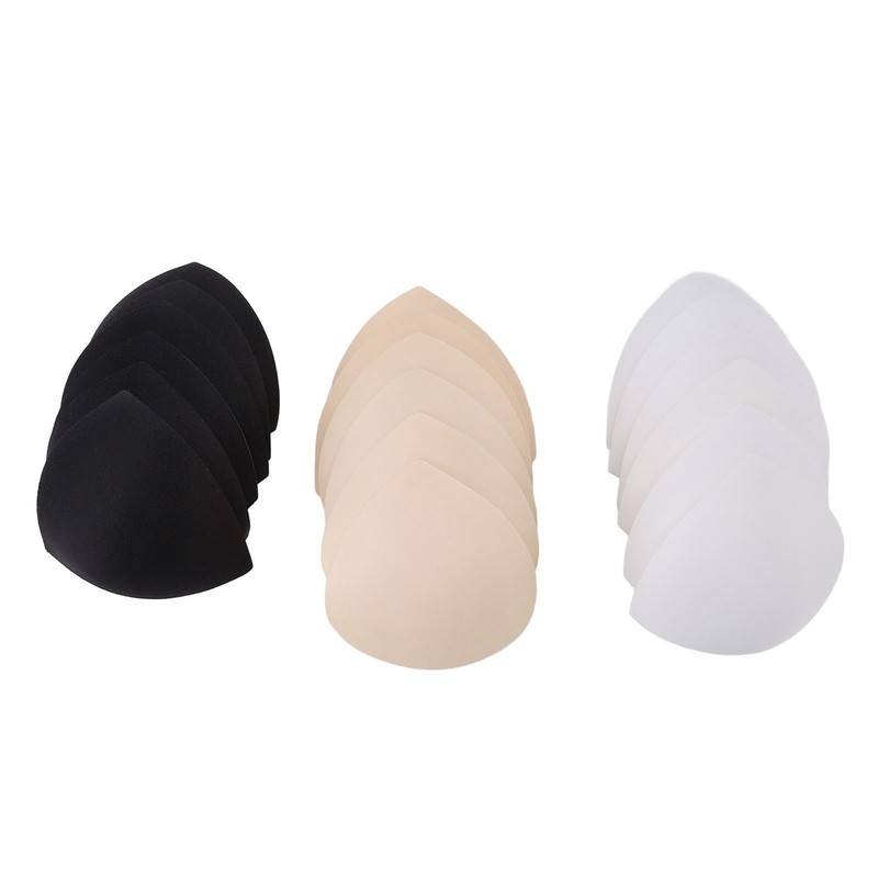 9 Pairs Sports Bra Inserts Triangular Breathable Bra Pads Inserts