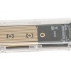 M.2 NVMe SATA SSD Enclosure NVMe to USB C 3.1