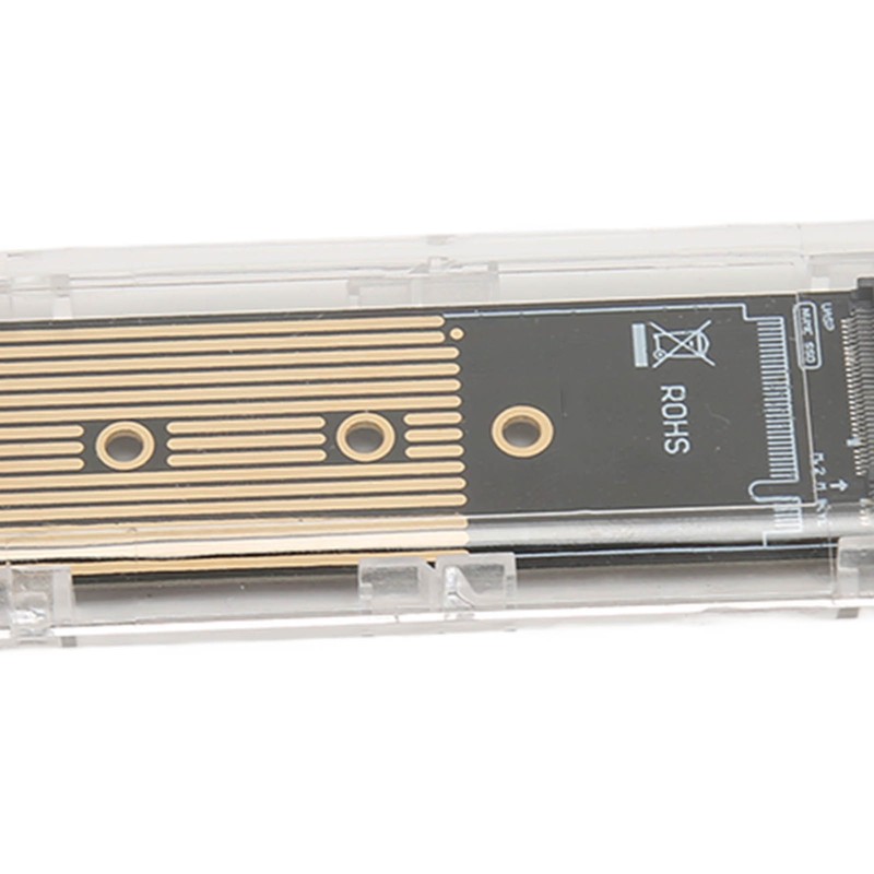 M.2 NVMe SATA SSD Enclosure NVMe to USB C 3.1