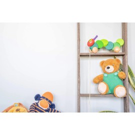 HomeRoots 5 Step Rustic Wood Ladder Shelf