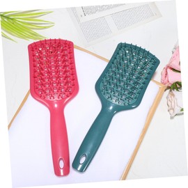 Baluue 2pcs Detangling Hair Brushes for All Hair Types Soft Bristles for Gentle Styling Comfortable Hollow Out Design Colors