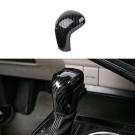 CKE Compatible with Toyota Camry 2026 2025 2024 2023 2022 2021 2020 2019 2018 for Corolla Cross Avalon Accessories Car Gear Shift Knob Cover Trim Protector Cap -Carbon Fiber Style