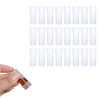 Rowwait 25Pcs 5 ml Plastic Sample Bottles Small Clear Storage