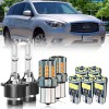 CHUSYYRAY For Infiniti JX35 2013 HID/LED Headlight H/L+Side Marker+Turn Signal