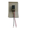 KING BKT1A K/CB Series Built-In Thermostat Kit, Single Pole, Almond