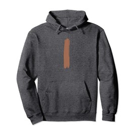 Creative Bold Leather Letter I - Design - Alphabet - Marker Pullover Hoodie