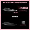 NOVO OVO Sculpted XXL Stiletto Nail Tip for Curved Nails,