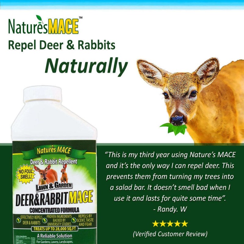 Nature's MACE Deer & Rabbit Repellent Sprays - Deer Repellent